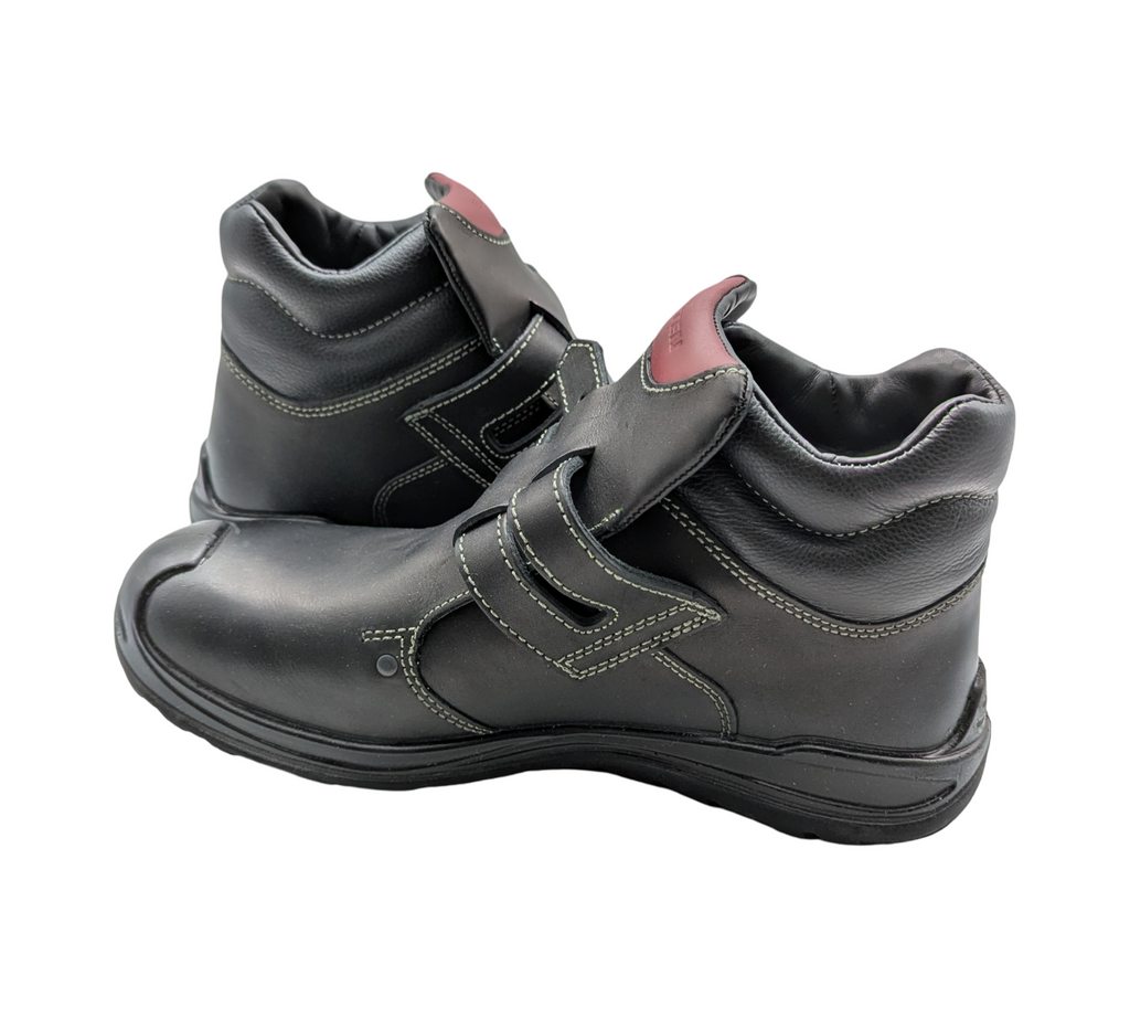 ELTEN ANDERSON Roof S3 Sicherheitsschuhe Gr. 44 Schwarz-Rot