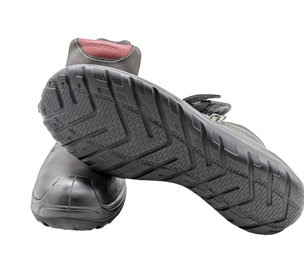 ELTEN ANDERSON Roof S3 Sicherheitsschuhe Gr. 44 Schwarz-Rot