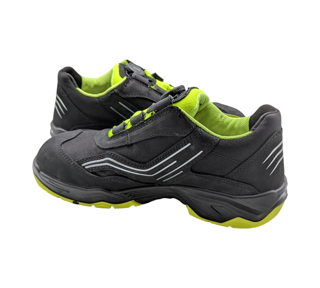 ELTEN Ambition BOA S2 Sicherheitsschuhe Gr. 44 Schwarz-Gelb