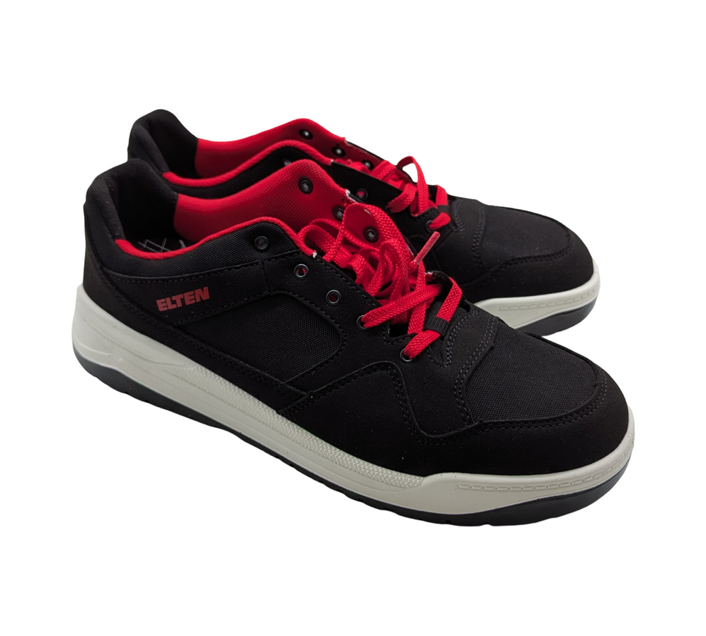 ELTEN MAVERICK Black Low ESD S3 Sicherheitsschuhe Herren Gr. 46 Schwarz