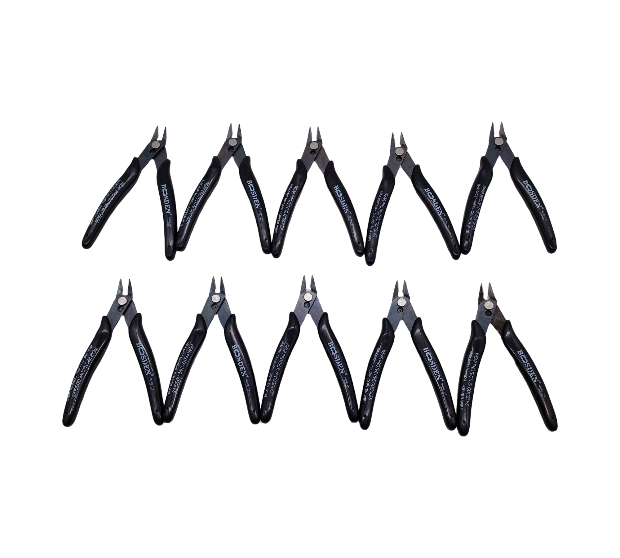 BOOSDEN 170 Seitenschneider 10er Pack 127mm Mini Schneidezange