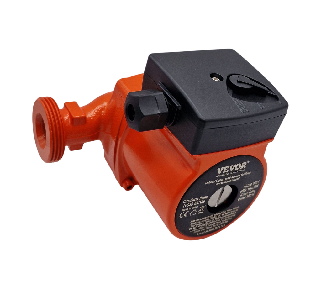 VEVOR LPS25-6S-180 Warmwasser-Umlaufpumpe 60L/min 220V 92W