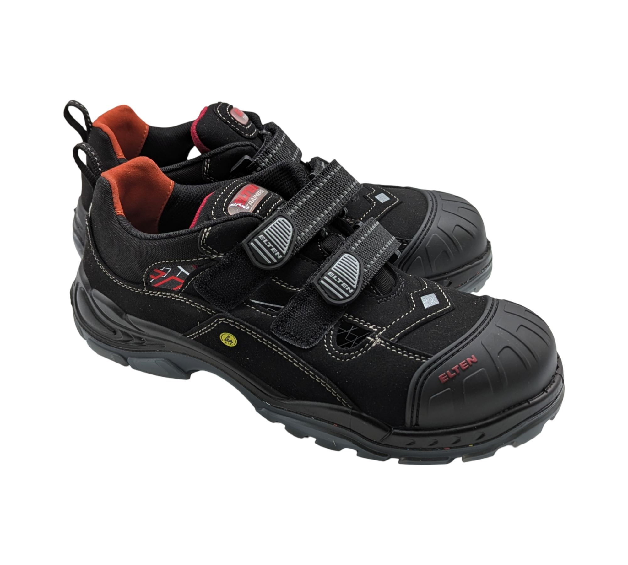 ELTEN Scott Pro ESD S1P Sicherheitsschuhe Herren Gr. 43 Schwarz