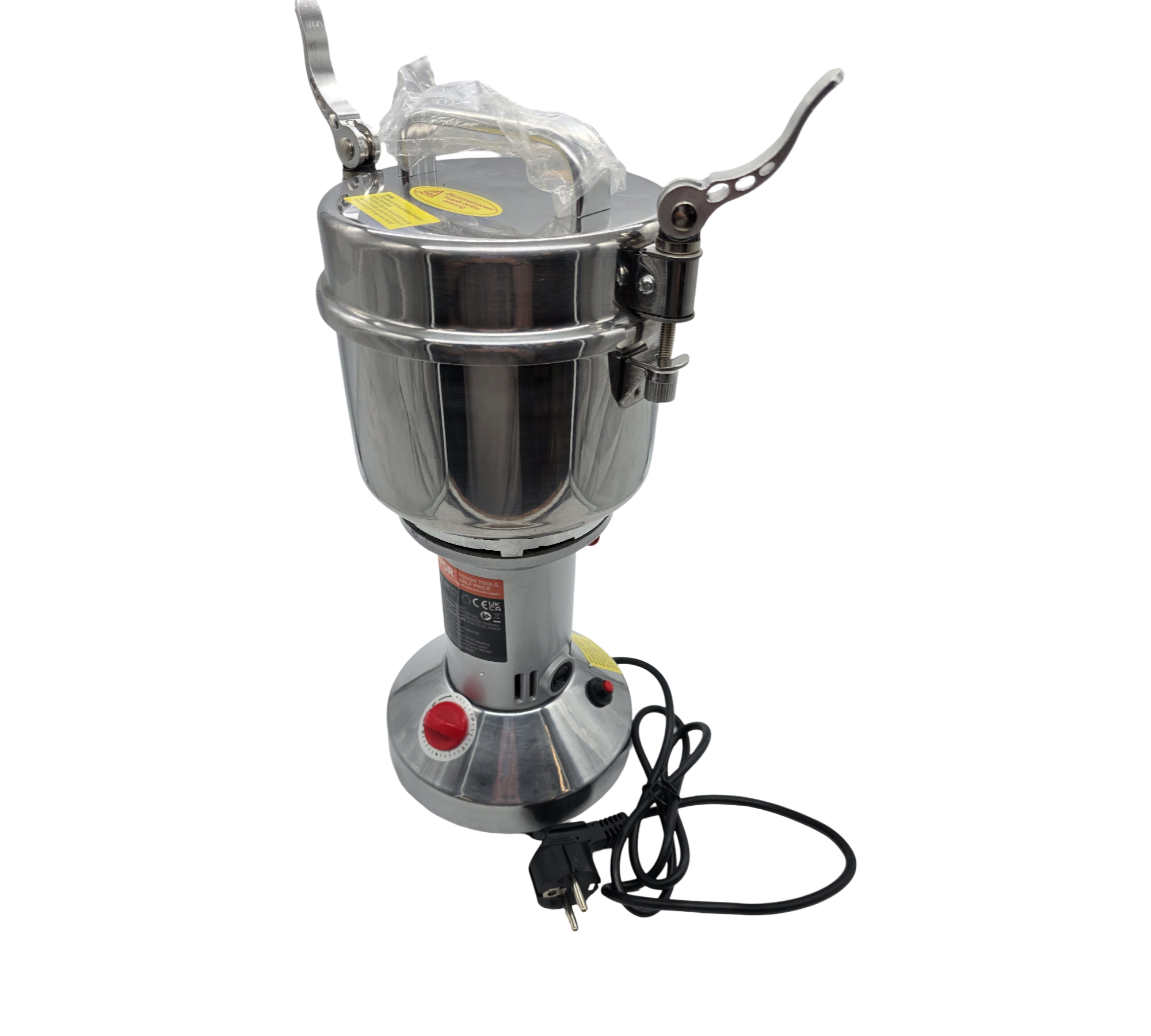 VEVOR Elektrische Getreidemühle Gewürzmühle 750g 2000W Edelstahl
