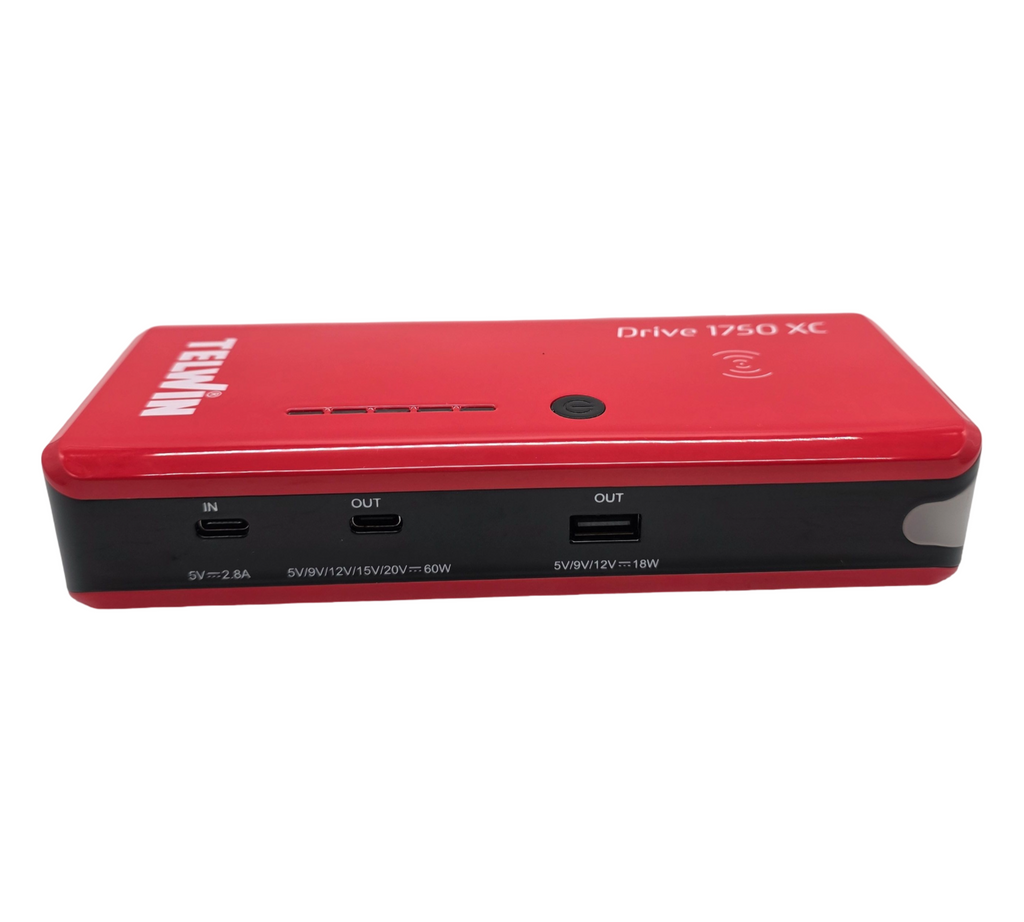 Telwin Drive 1750 XC Booster-Starter Powerbank tragbar Rot