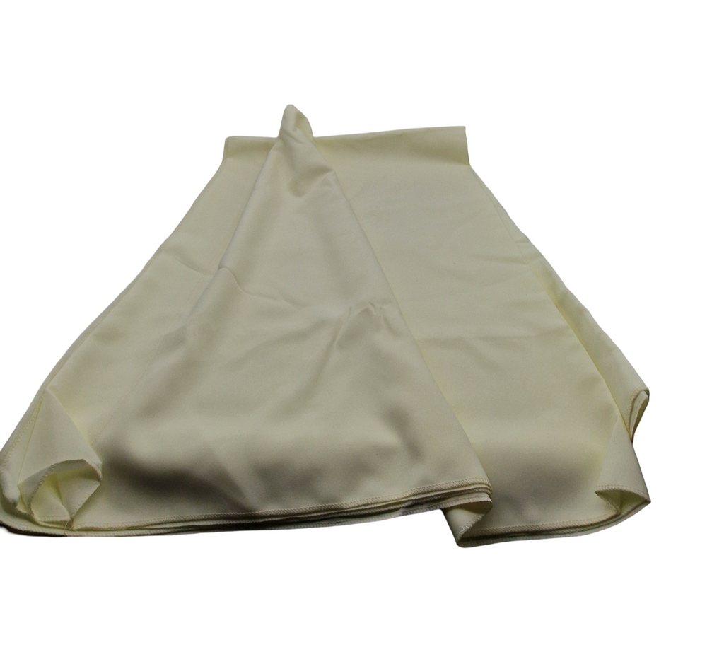 AK TRADING CO. Vorhänge Polyester Stangentasche 3x3 m Elfenbein