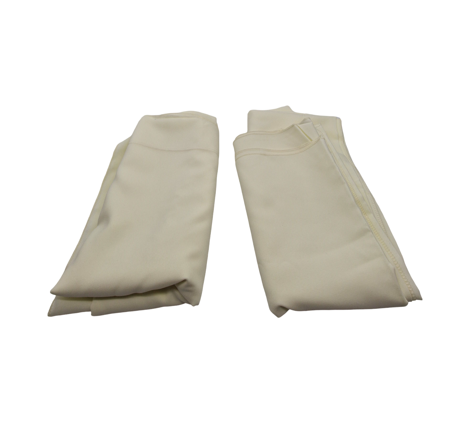AK TRADING CO. Vorhänge Polyester Stangentasche 3x3 m Elfenbein