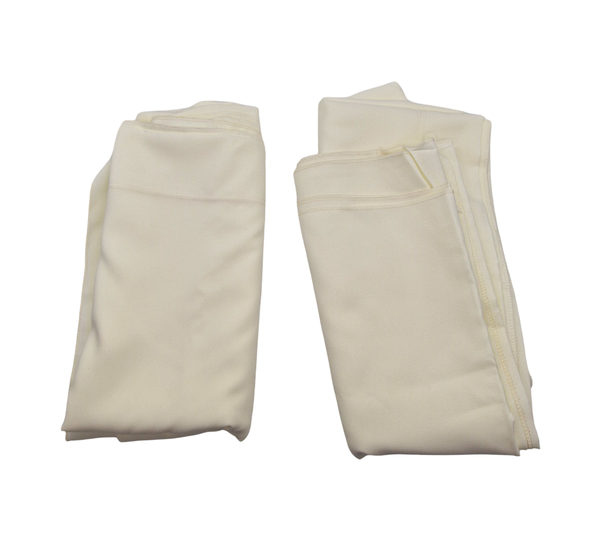 AK TRADING CO. Vorhänge Polyester Stangentasche 3x3 m Elfenbein