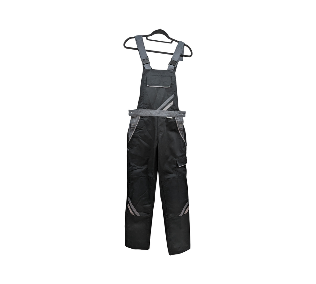 Planam Highline 2719034 Damen-Latzhose Gr. 34 Schwarz Schiefer Zink