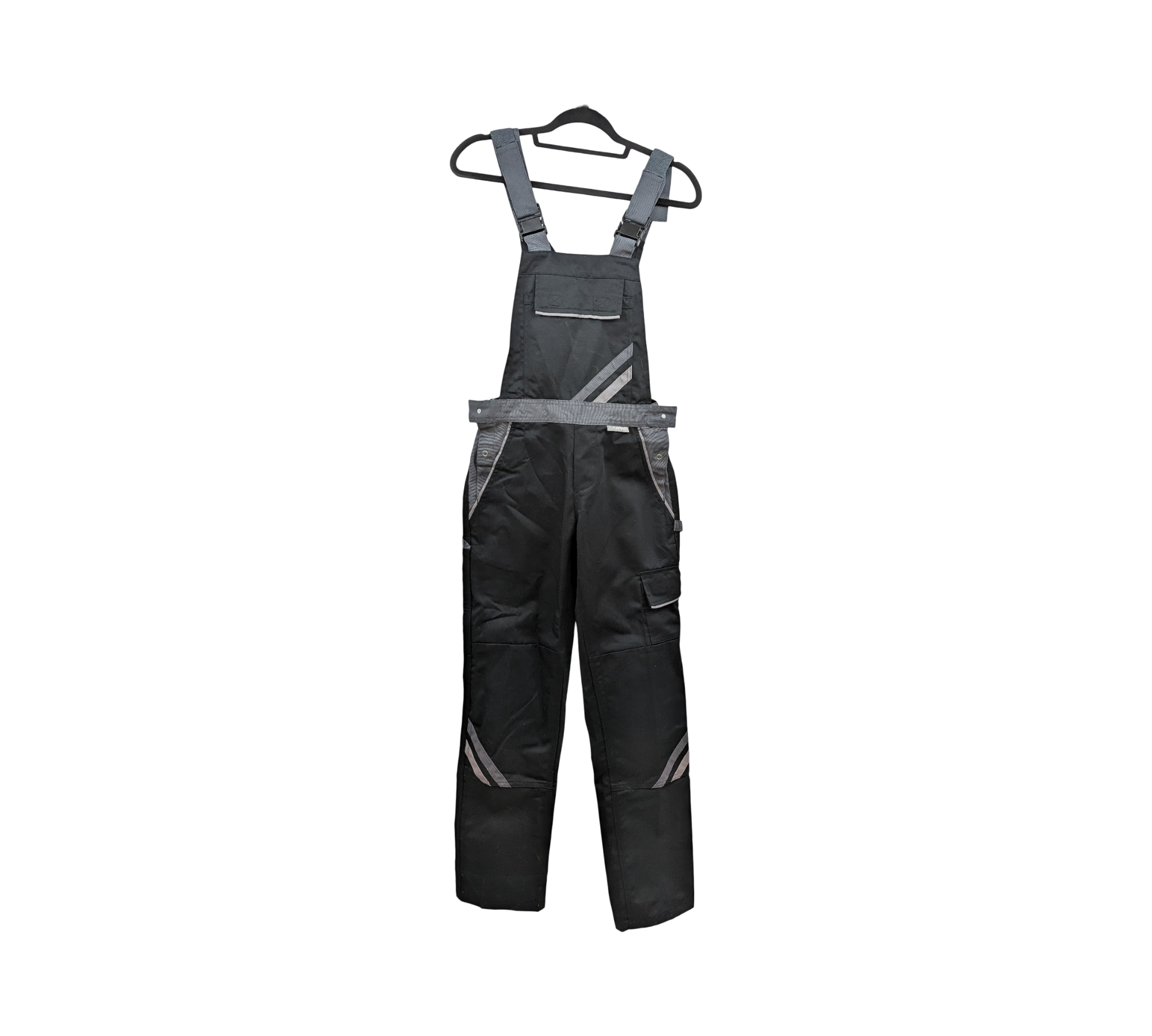 Planam Highline 2719034 Damen-Latzhose Gr. 34 Schwarz Schiefer Zink