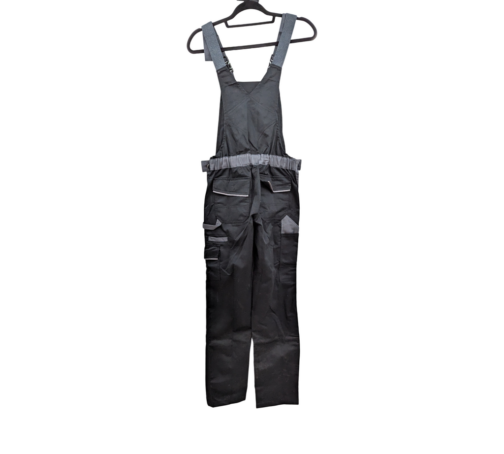 Planam Highline 2719034 Damen-Latzhose Gr. 34 Schwarz Schiefer Zink