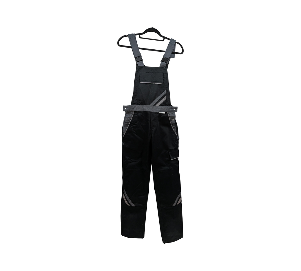 Planam Highline 2719034 Damen-Latzhose Gr. 34 Schwarz Schiefer Zink