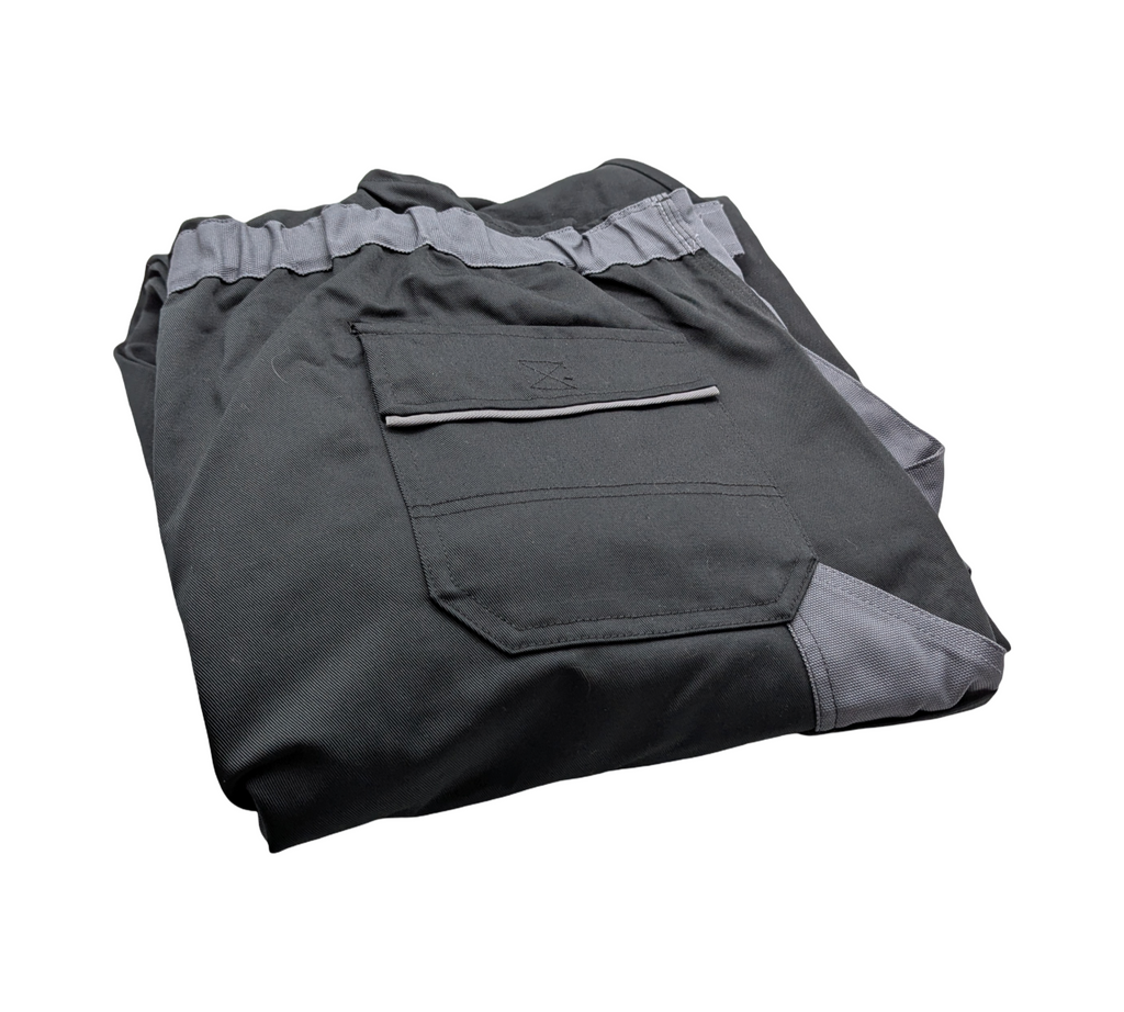 Planam Highline 2712 Herren-Latzhose Gr. 70 Schwarz Schiefer Zink