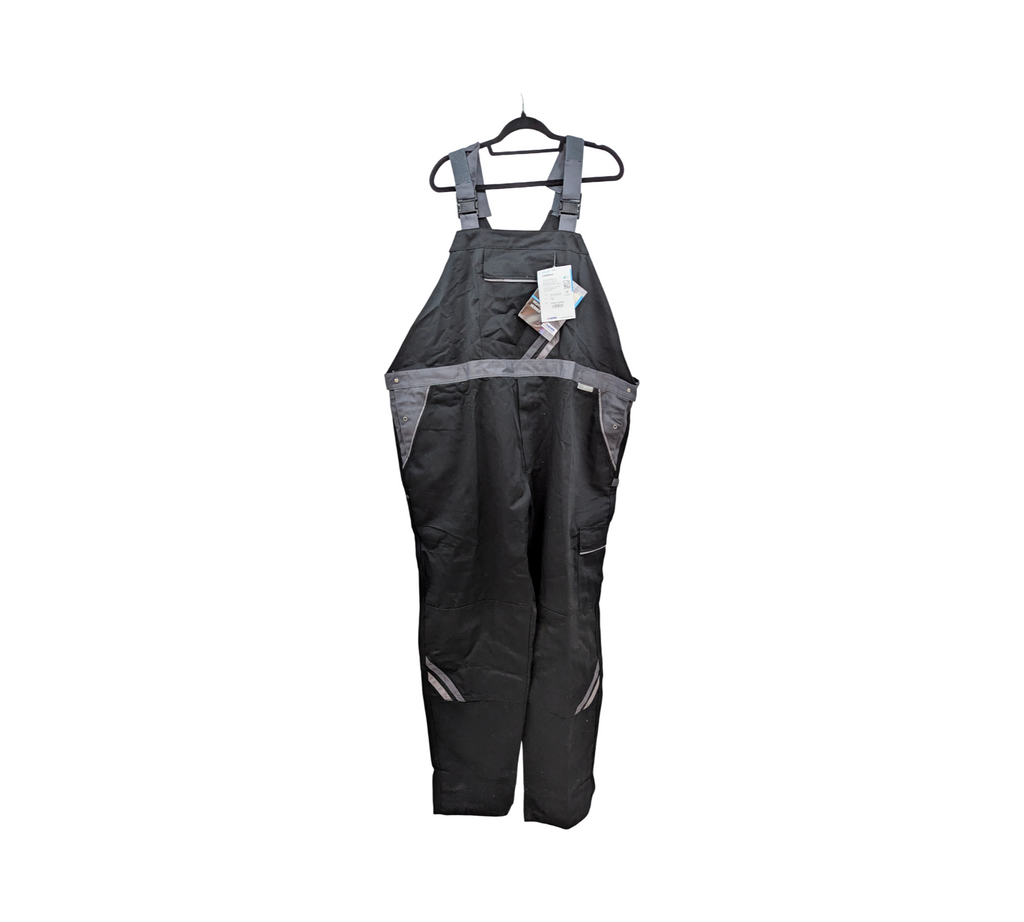 Planam Highline 2712 Herren-Latzhose Gr. 70 Schwarz Schiefer Zink