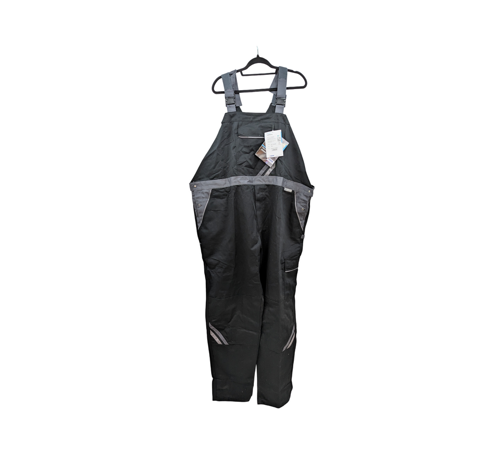 Planam Highline 2712 Herren-Latzhose Gr. 70 Schwarz Schiefer Zink