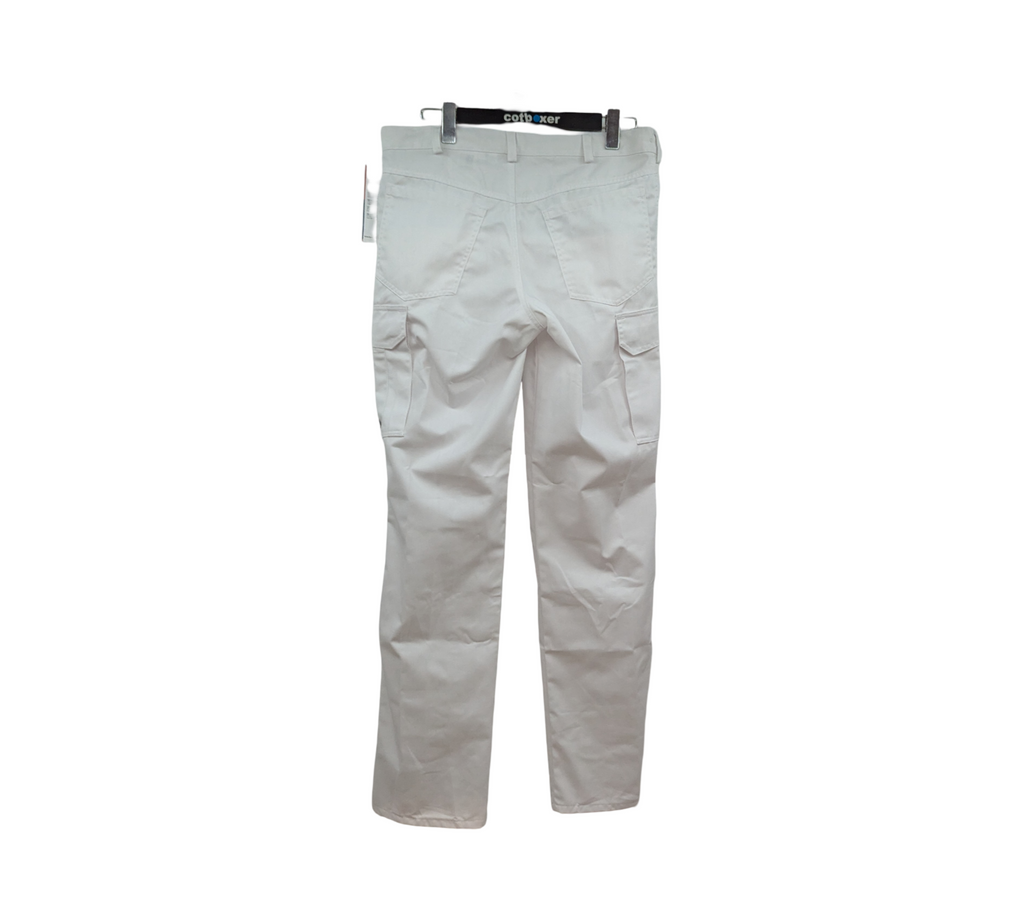 BP 1641-558-21 Unisex Jeanshose Mehrtaschen 245g/m² Gr. ML Weiß