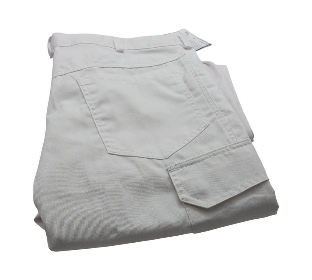 BP 1641-558-21 Unisex Jeanshose Mehrtaschen 245g/m² Gr. ML Weiß