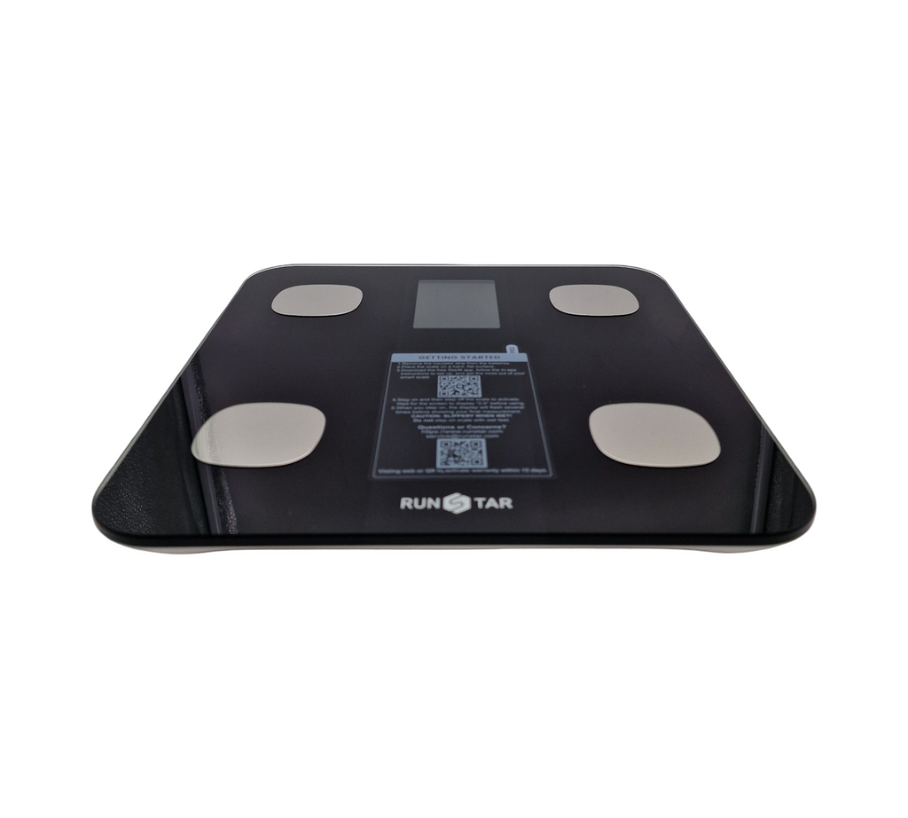 RunSTAR Smart Körperfettwaage digital 15 Messwerte Display