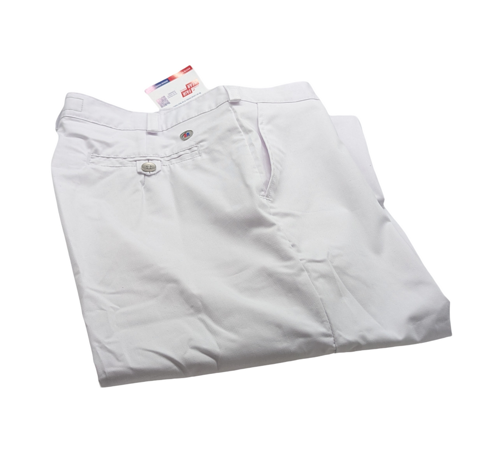 BP 1359-686-21 Bundfaltenhose Herren Stretch Gr. 52L Weiß