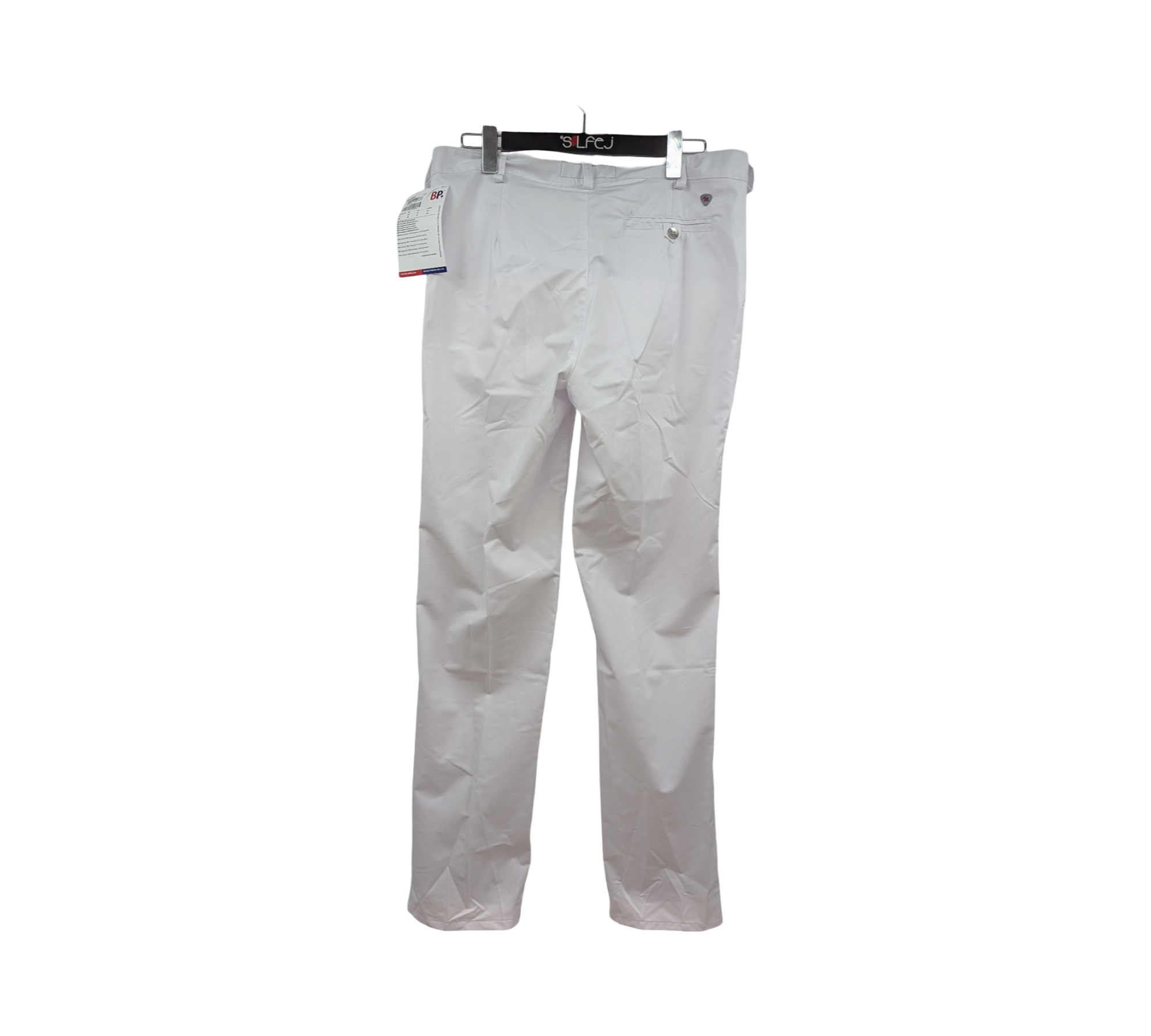 BP 1359-686-21 Bundfaltenhose Herren Stretch Gr. 52L Weiß