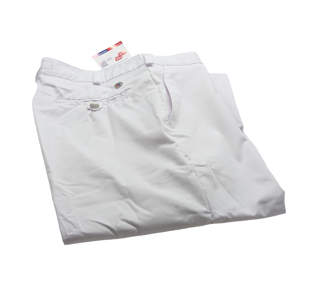 BP 1359-686-21 Bundfaltenhose Herren Stretch Gr. 52L Weiß