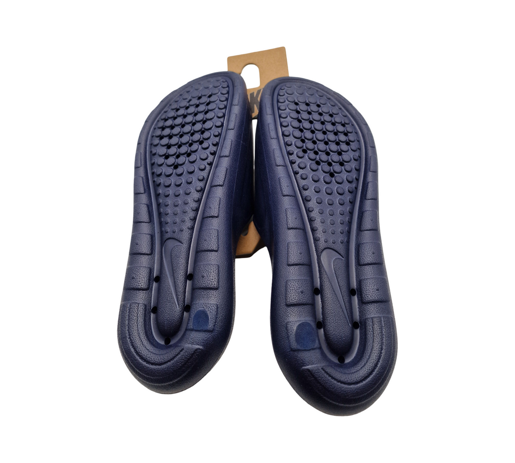 Nike Victori Slipper Herren Gr. 41 Midnight Navy Weiß