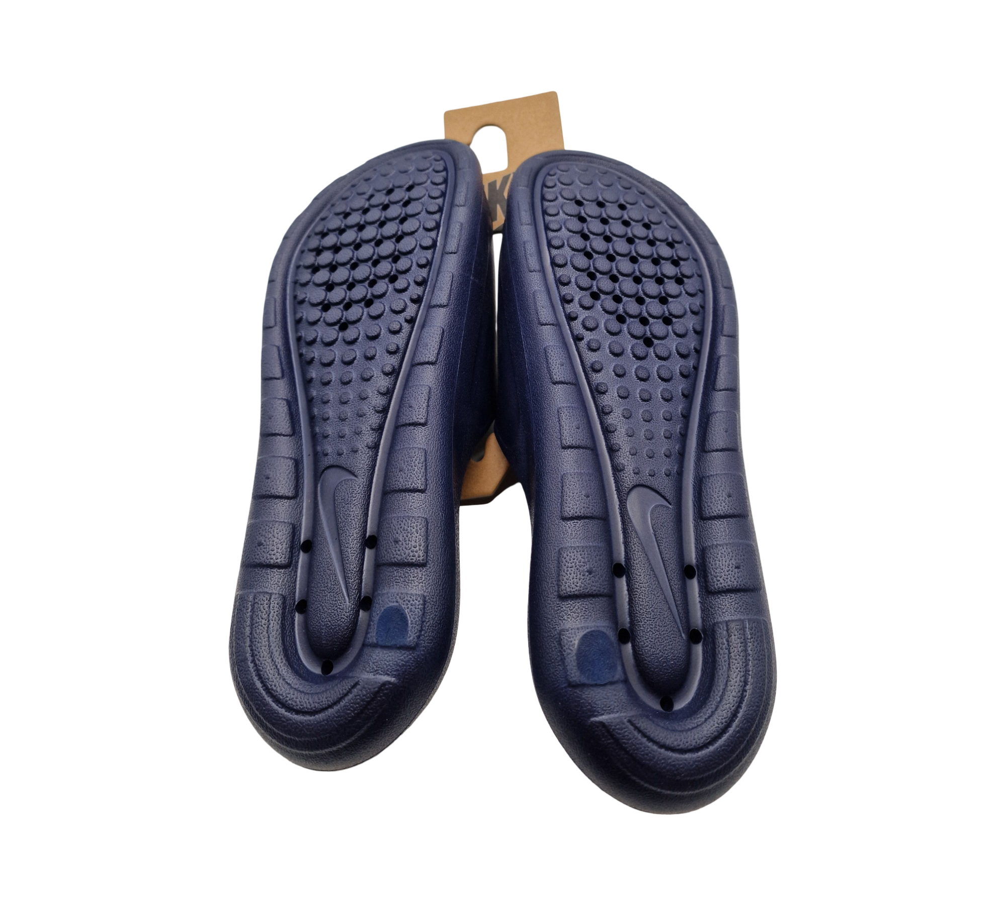 Nike Victori Slipper Herren Gr. 41 Midnight Navy Weiß