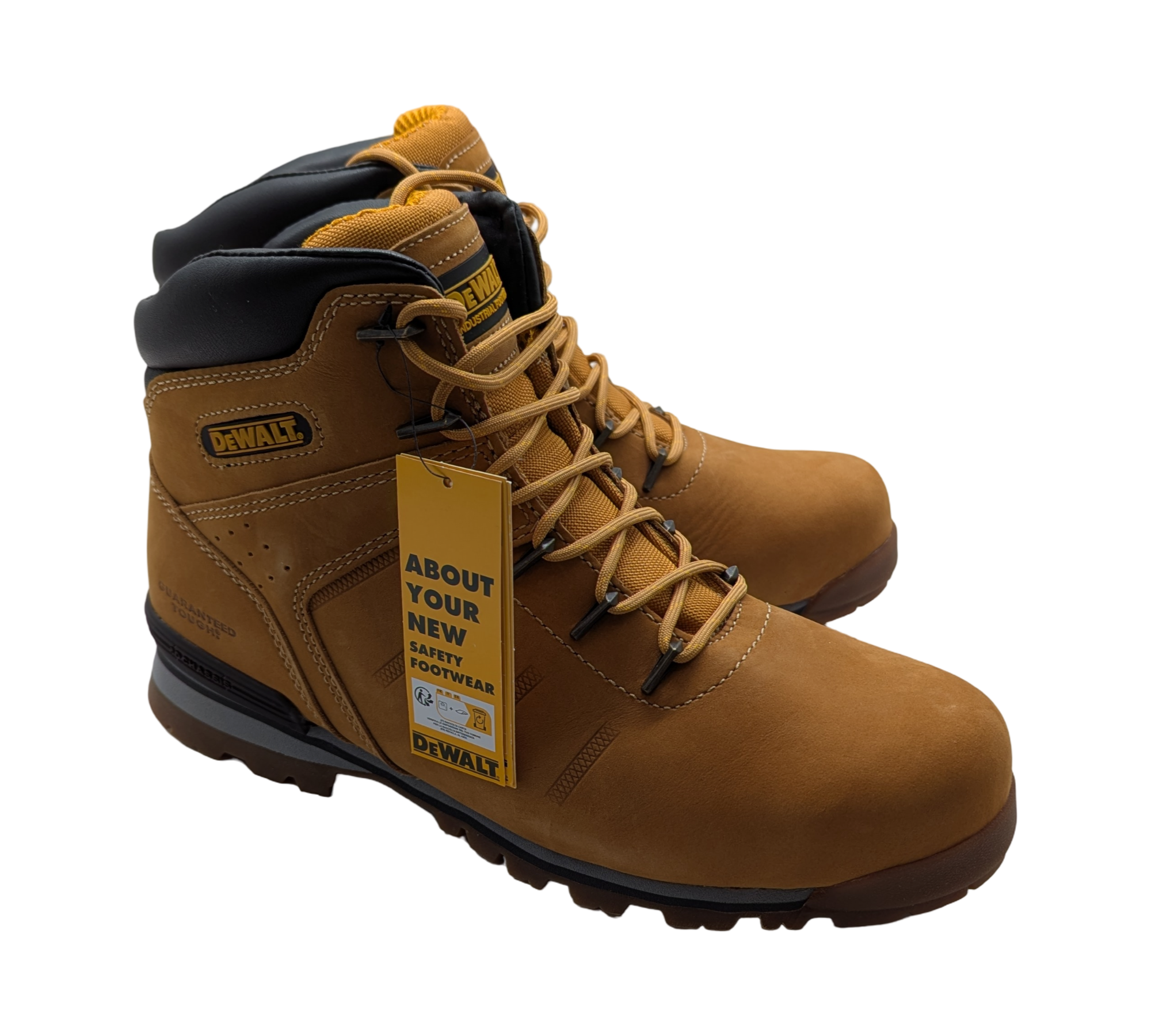 DeWalt - Weizen Nubuk Leichter Sicherheitsstiefel Carlisle 10 Gr.44