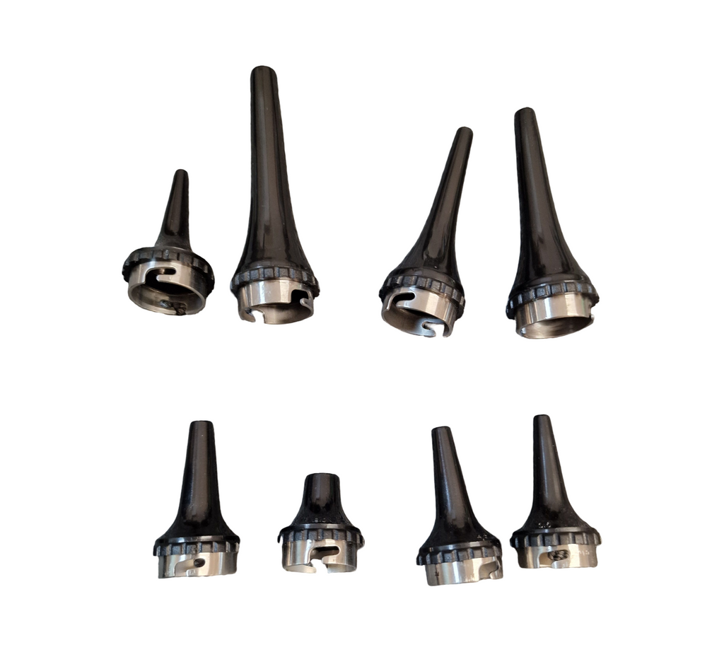 GIMA 31422 Xenon-Halogen Otoskop-Set Veterinär 8 Spekula 2,5-9mm