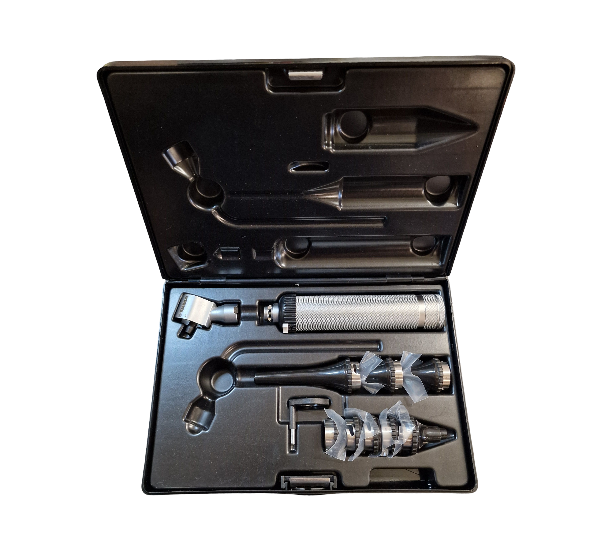GIMA 31422 Xenon-Halogen Otoskop-Set Veterinär 8 Spekula 2,5-9mm