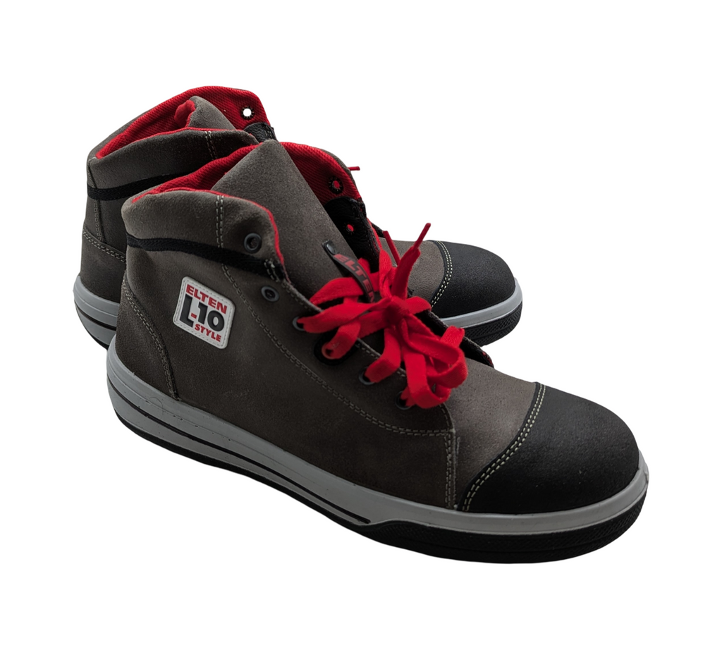 ELTEN VINTAGE Pirate S3 Sicherheitsschuhe Gr. 46 Grau-Schwarz