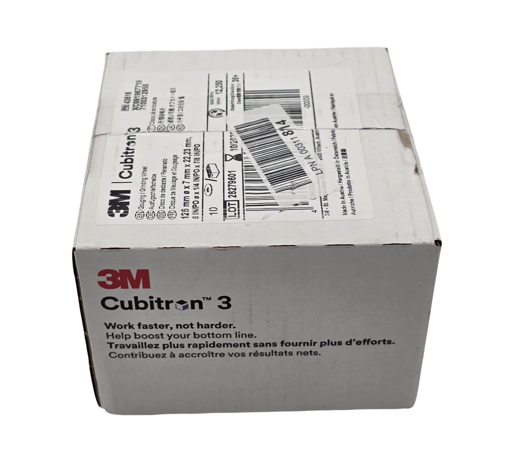 3M Cubitron 3 43616 Schruppscheibe T27 125x7x22,23mm 10 Stück