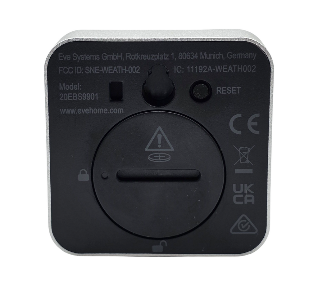 Eve Weather Matter Smart Wetterstation Temperatur Luftfeuchtigkeit Alexa Siri
