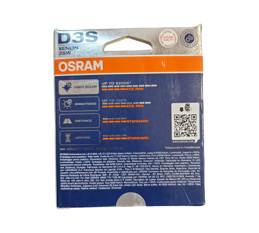 Osram XENARC COOL BLUE INTENSE D3S Xenonlampe 6200K 2 Stück
