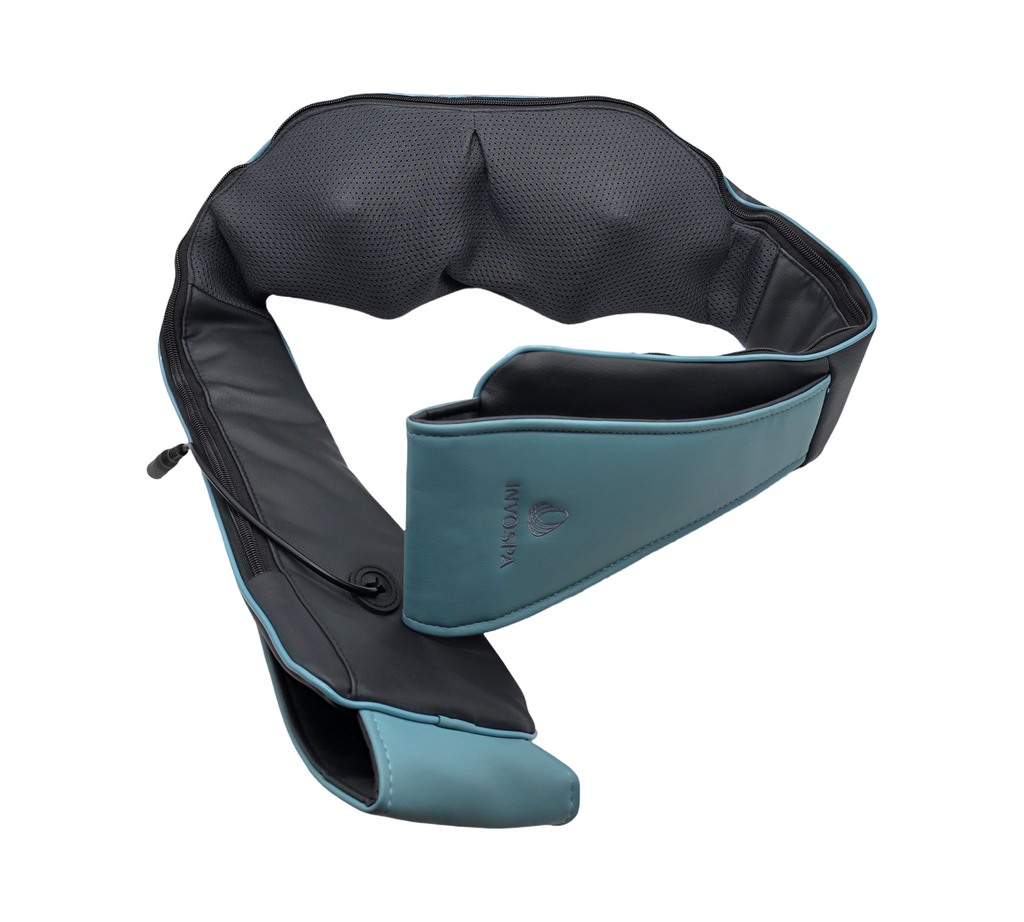 Shiatsu Massagegerät Rücken Schulter Nacken Wärme 3D Knetkissen