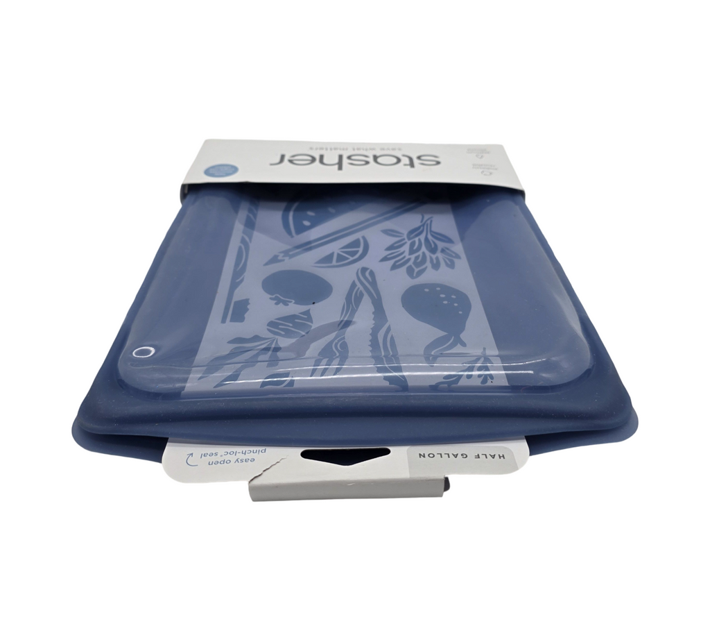 Stasher Silikontasche Half Gallon spülmaschinengeeignet Deep Ocean