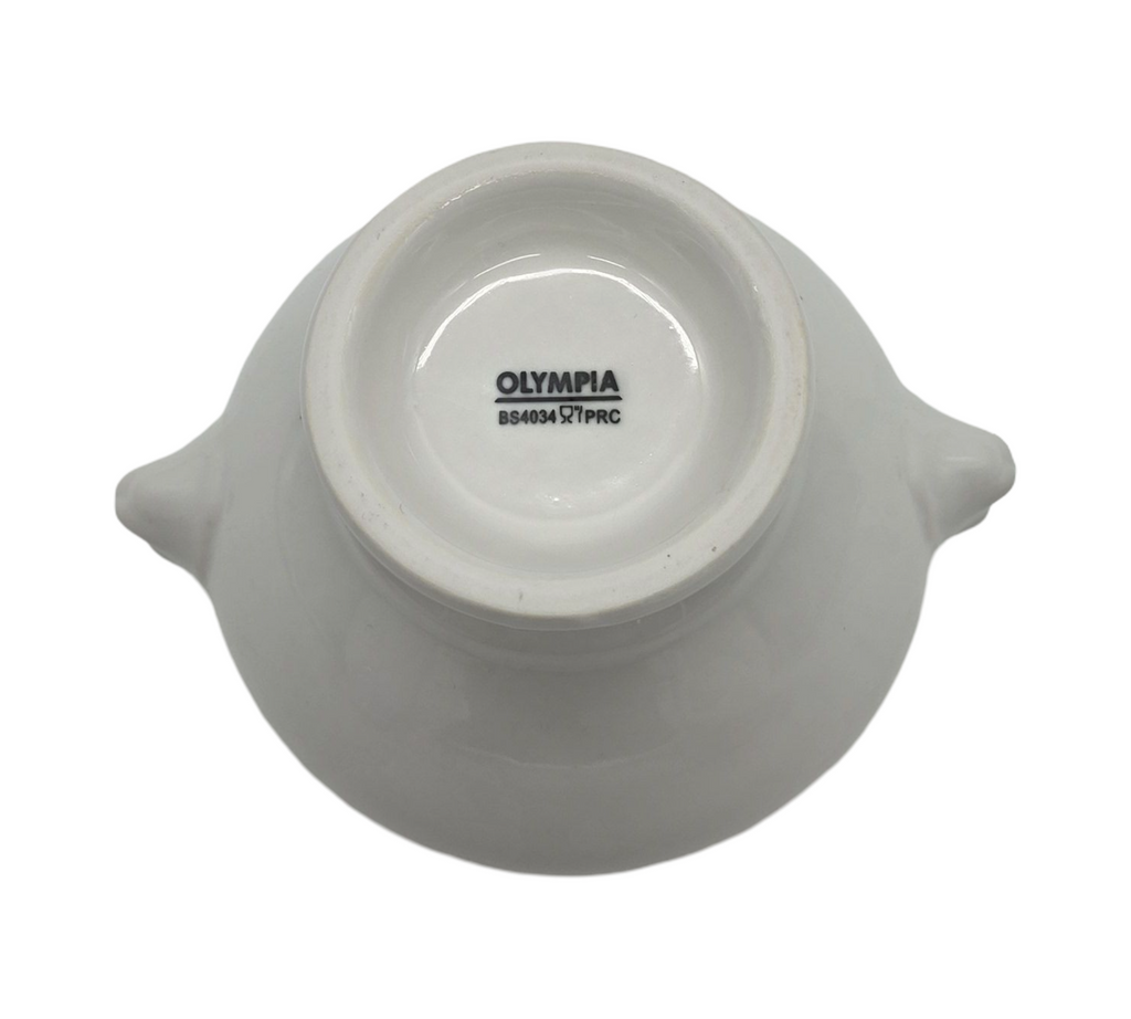 Olympia Whiteware Suppenschüsseln 6er Set 475ml Weiß