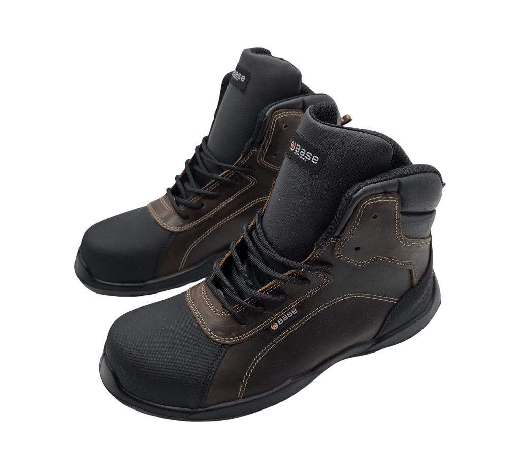 BASE Protection Climb B610 Sicherheitsschuhe Herren Gr. 42 Braun