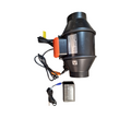 VEVOR Rohrventilator Abluftventilator 102mm 129,7 CFM EC-Motor Regler