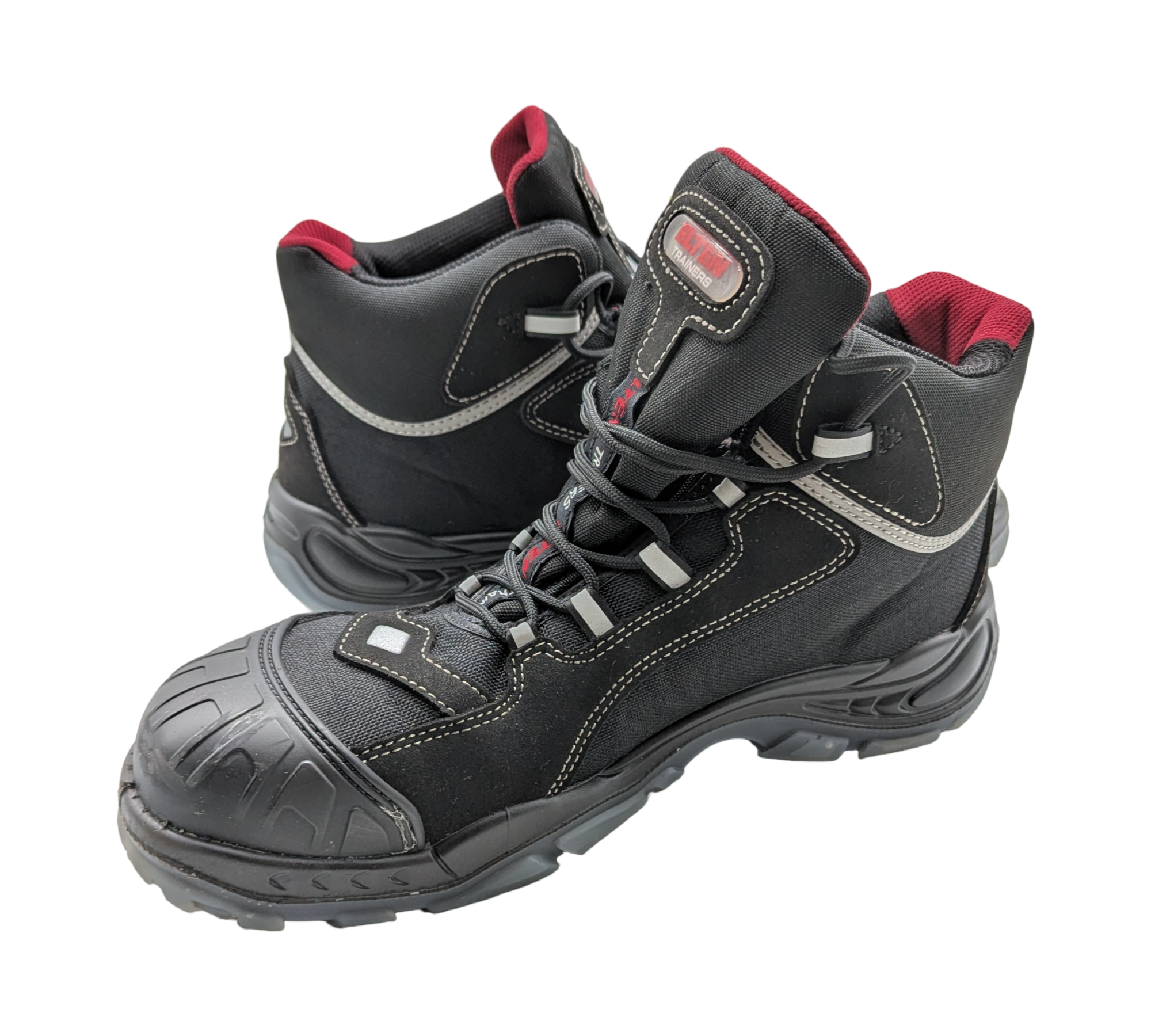 ELTEN SANDER Pro ESD S3 Sicherheitsschuhe Herren Gr. 44 Schwarz-Rot