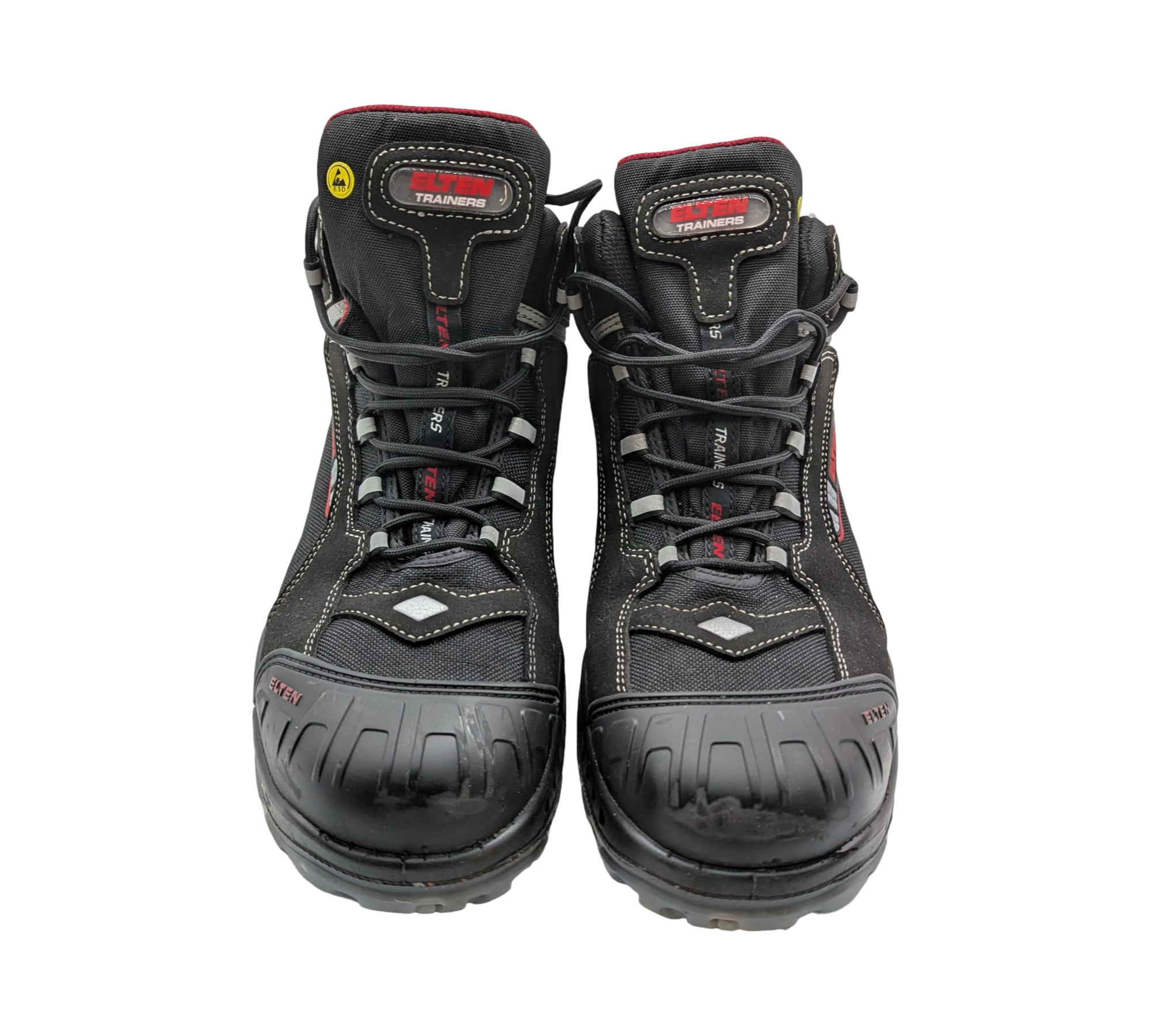 ELTEN SANDER Pro ESD S3 Sicherheitsschuhe Herren Gr. 44 Schwarz-Rot
