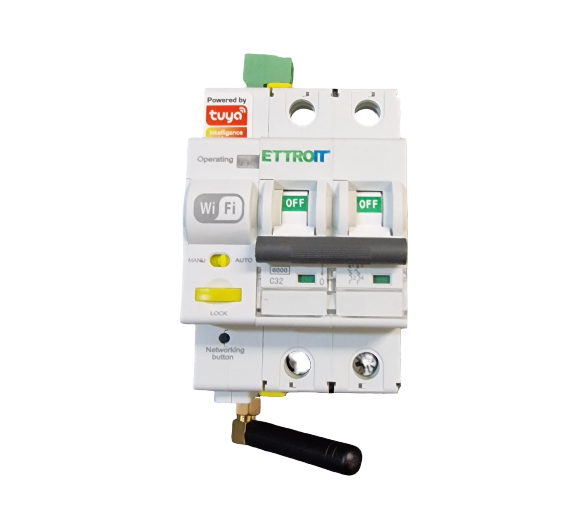 IXTRIMA ESR3232 WiFi-Leistungsschalter 2P 32A Tuya Smart