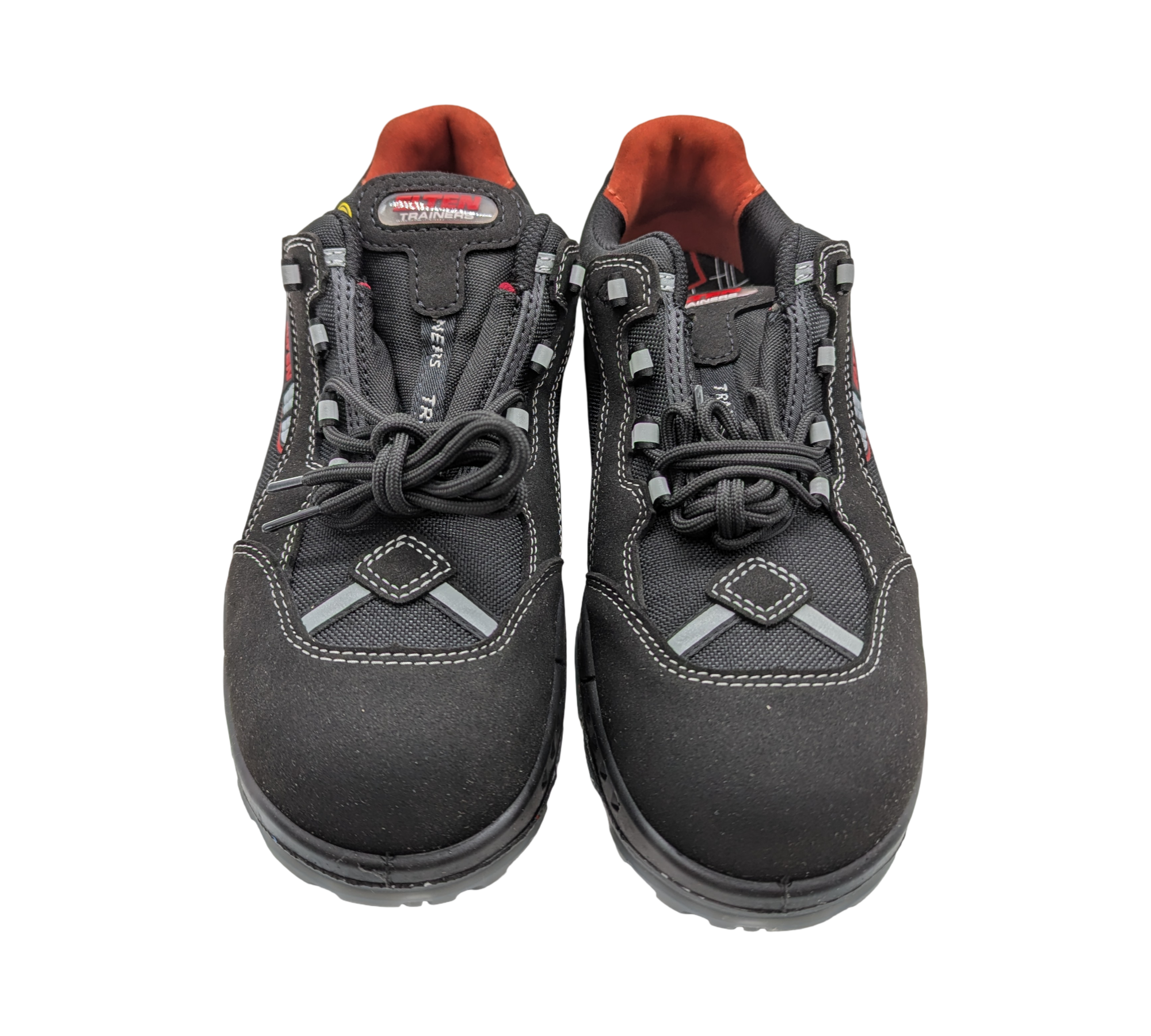 ELTEN SENEX ESD S2 Sicherheitsschuhe Gr. 41 Schwarz-Rot