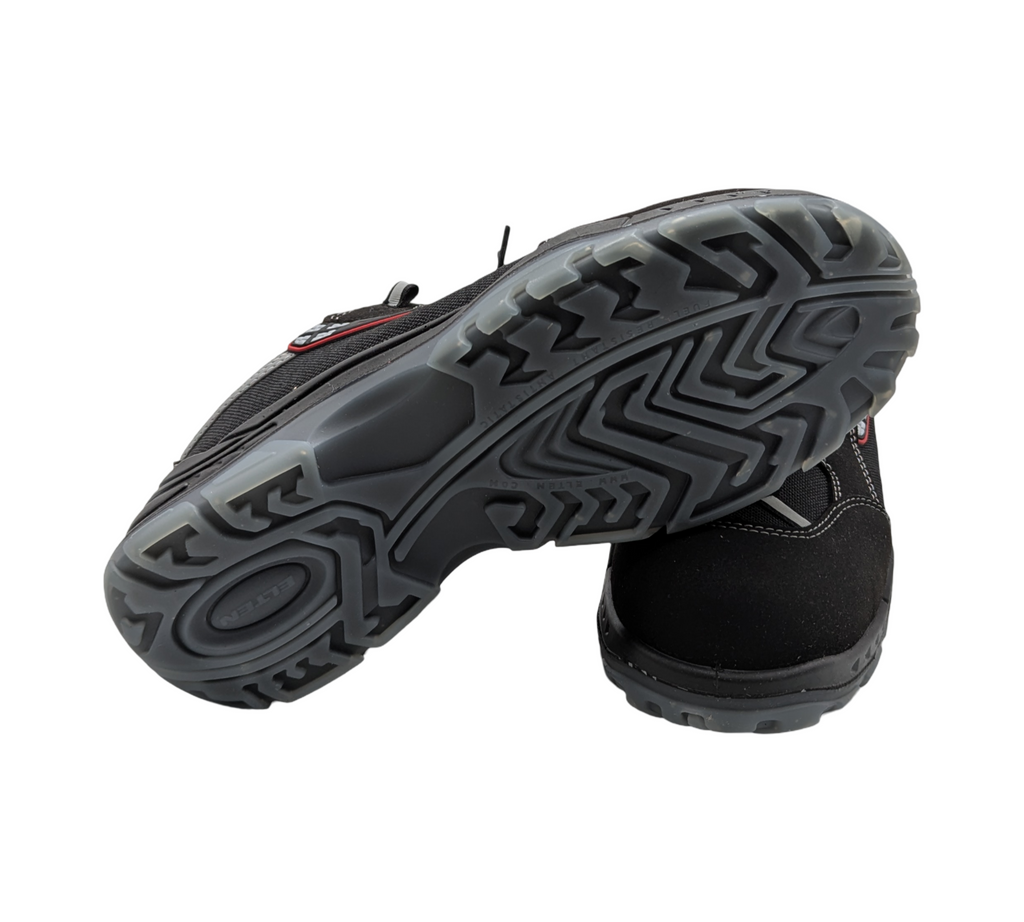ELTEN SENEX ESD S2 Sicherheitsschuhe Gr. 41 Schwarz-Rot