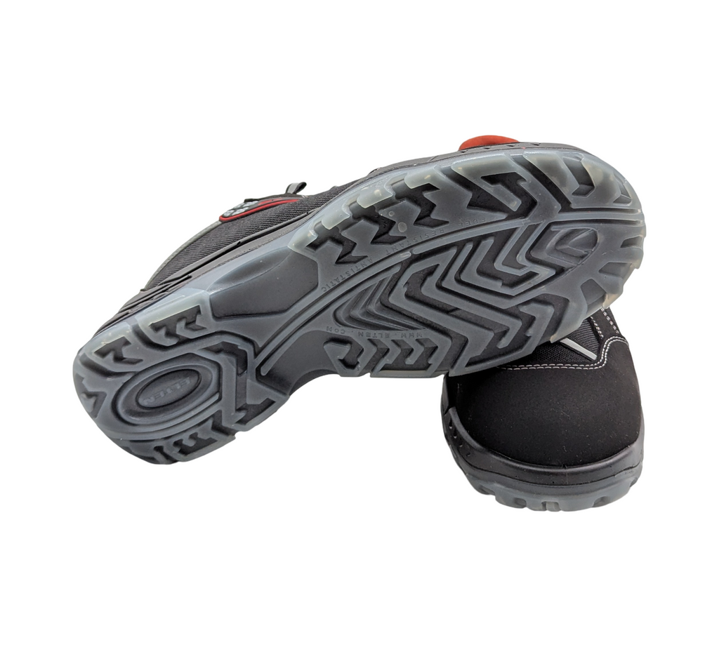 ELTEN SENEX ESD S2 Sicherheitsschuhe Herren Gr. 43 Schwarz Rot