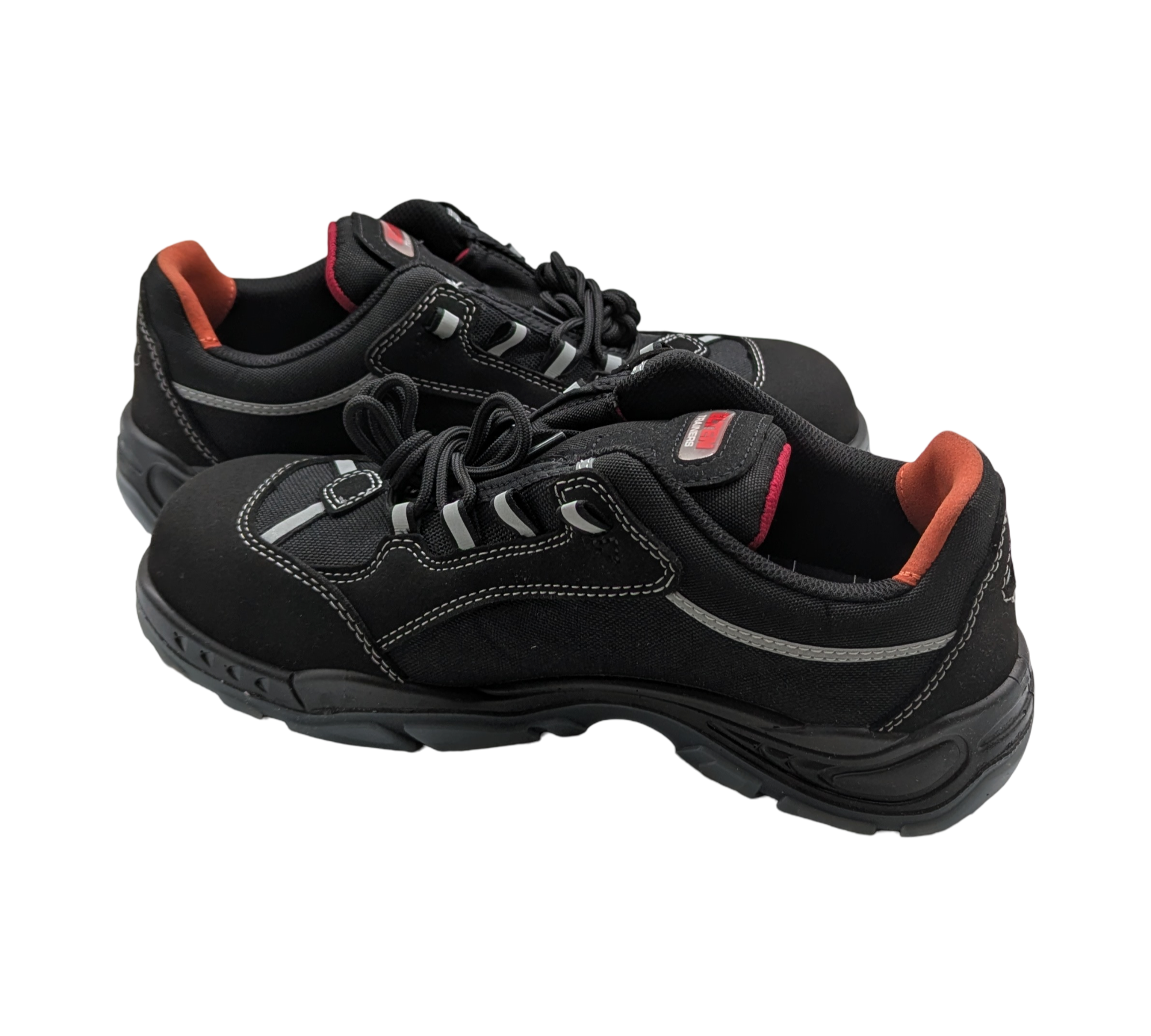 ELTEN SENEX ESD S2 Sicherheitsschuhe Herren Gr. 43 Schwarz Rot