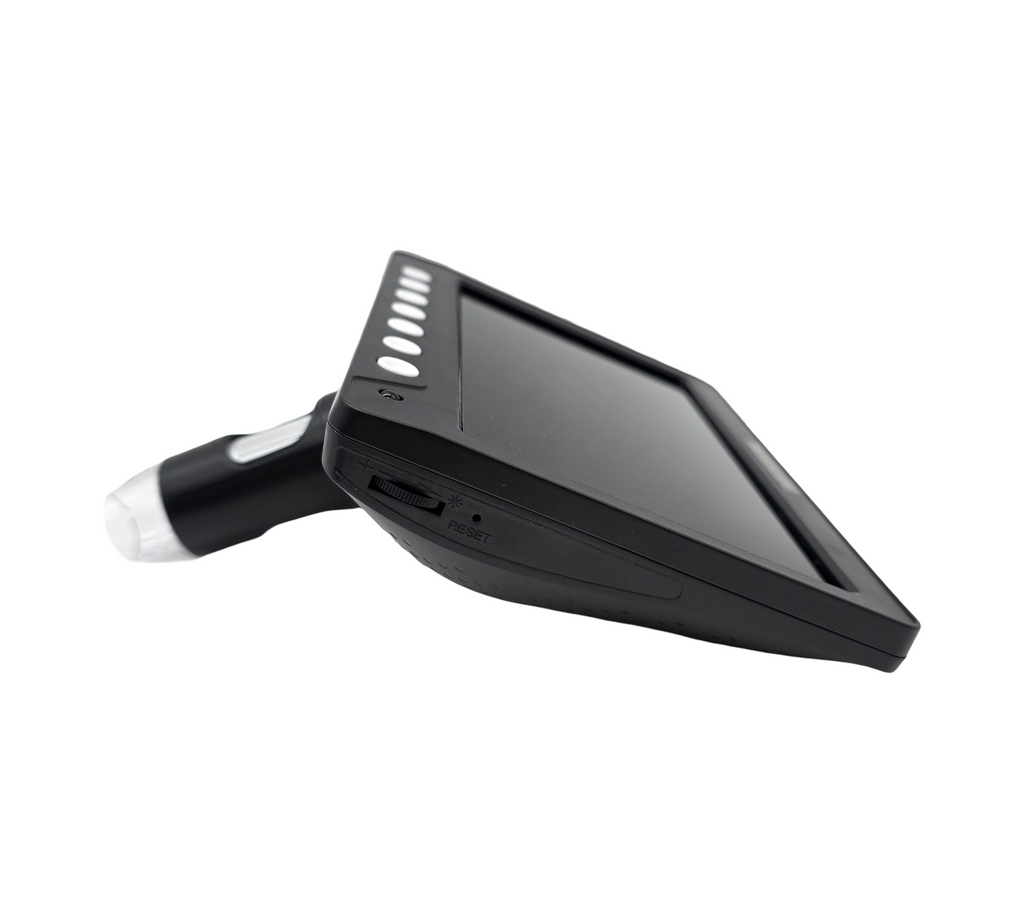 CIMELR 7-Zoll-Digital Mikroskop, 50X-1200X Auflösung, USB Mikroskop mit 8 einstellbaren LED-Leuchten, Mikroskop für Erwachsene/Kinder, 32GB TF...