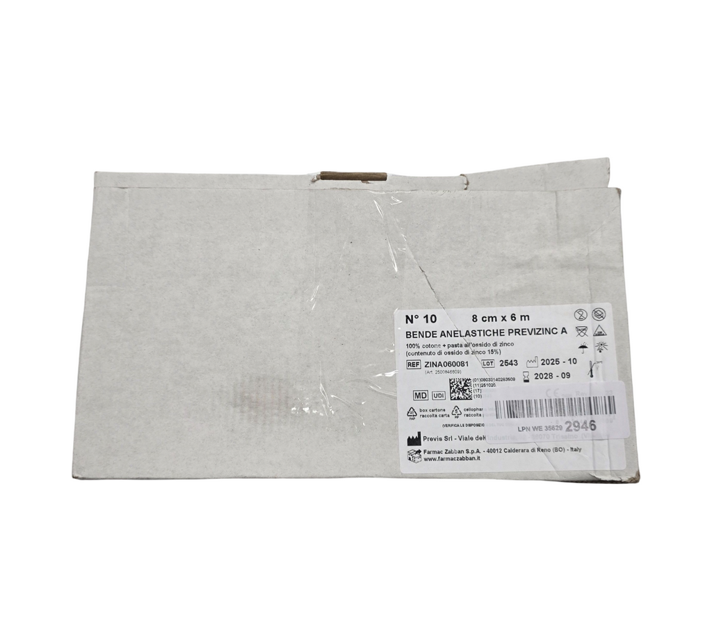 GIMA PREVIZINC H Bandage nicht elastisch 8cm x 6m 8er-Pack