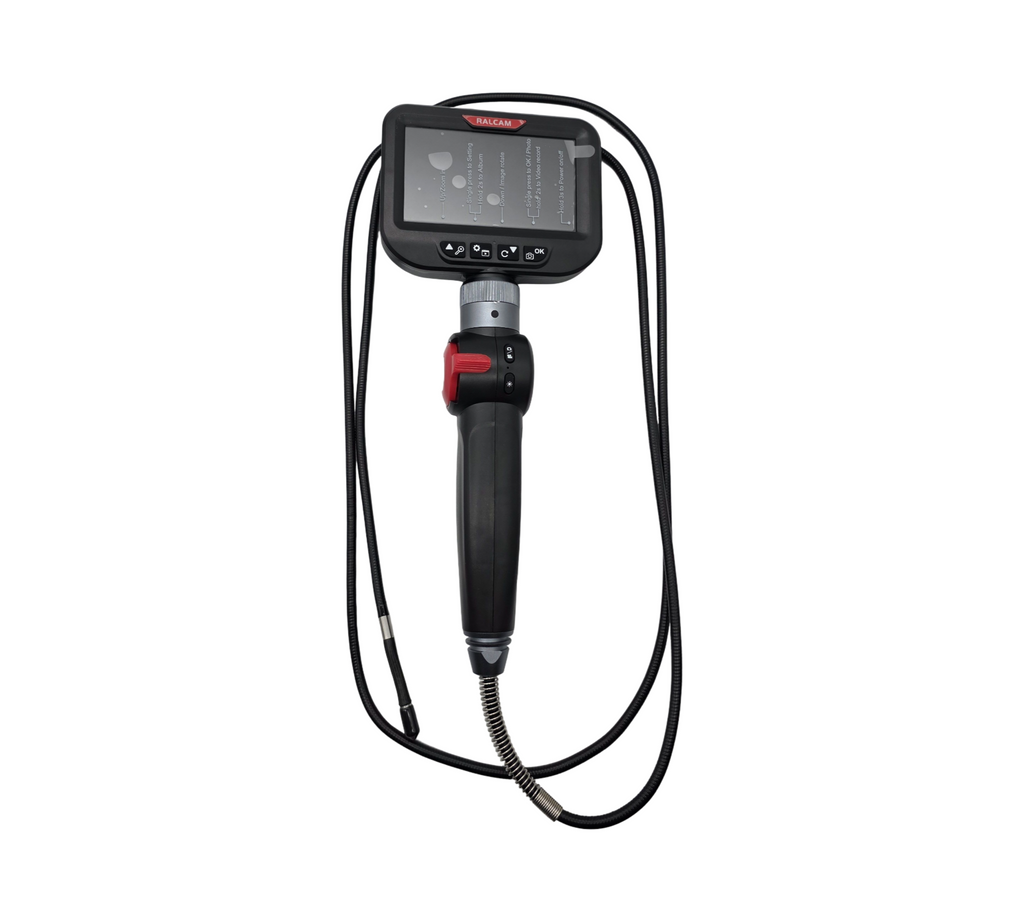 Ralcam Endoskopkamera 4,3 Zoll HD 720P Rohrkamera 6 LED IP67 2m