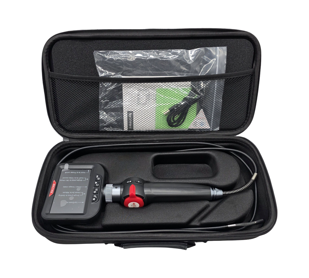 Ralcam Endoskopkamera 4,3 Zoll HD 720P Rohrkamera 6 LED IP67 2m